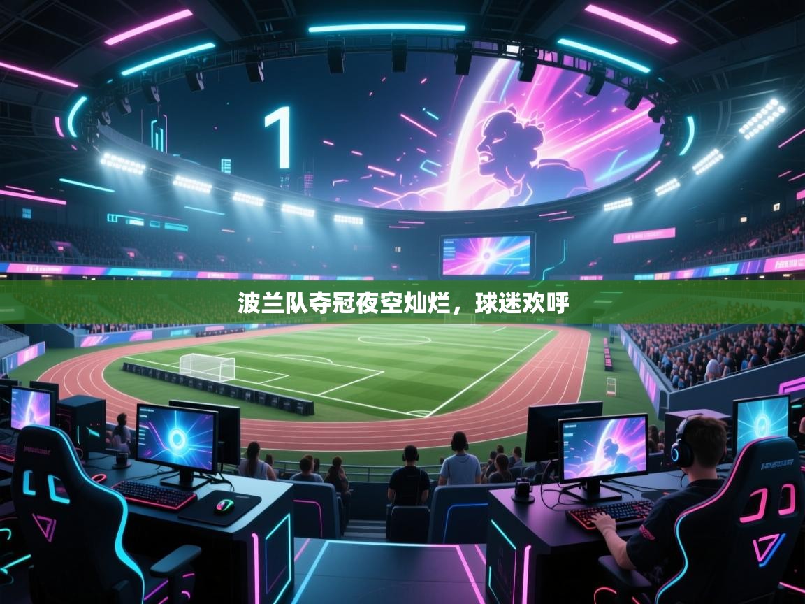 波兰队夺冠夜空灿烂，球迷欢呼  第1张