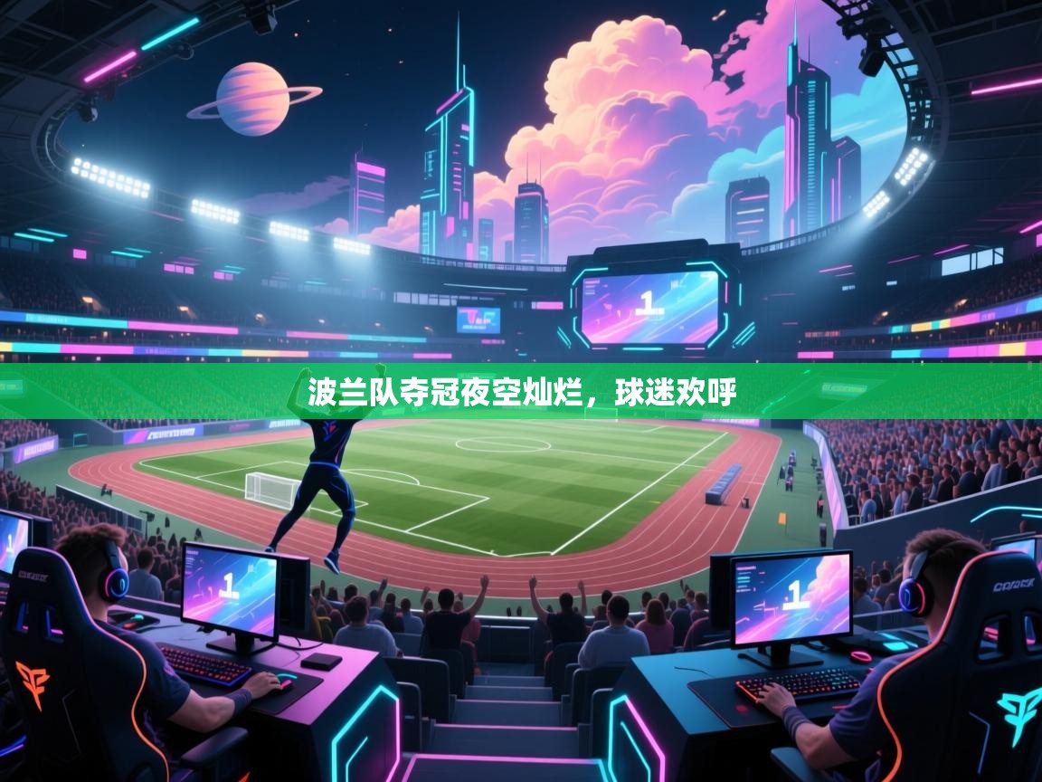 波兰队夺冠夜空灿烂，球迷欢呼  第2张